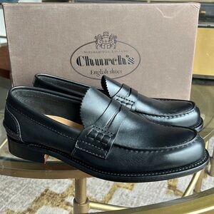 Church’s Pembrey Custom Grade Penny Loafers in Black Leather Size 7